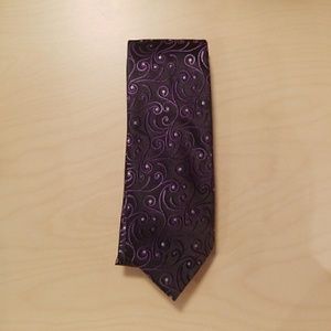 J.F. men's purple tie